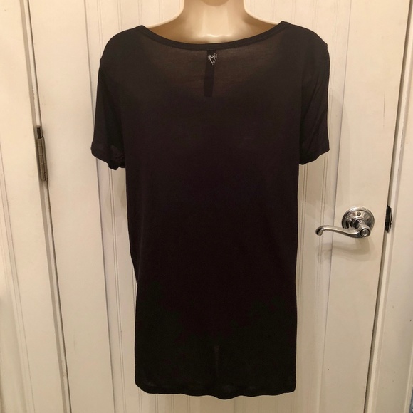 NWT Betsey Johnson Performance Black Tee Shirt - Picture 4 of 8
